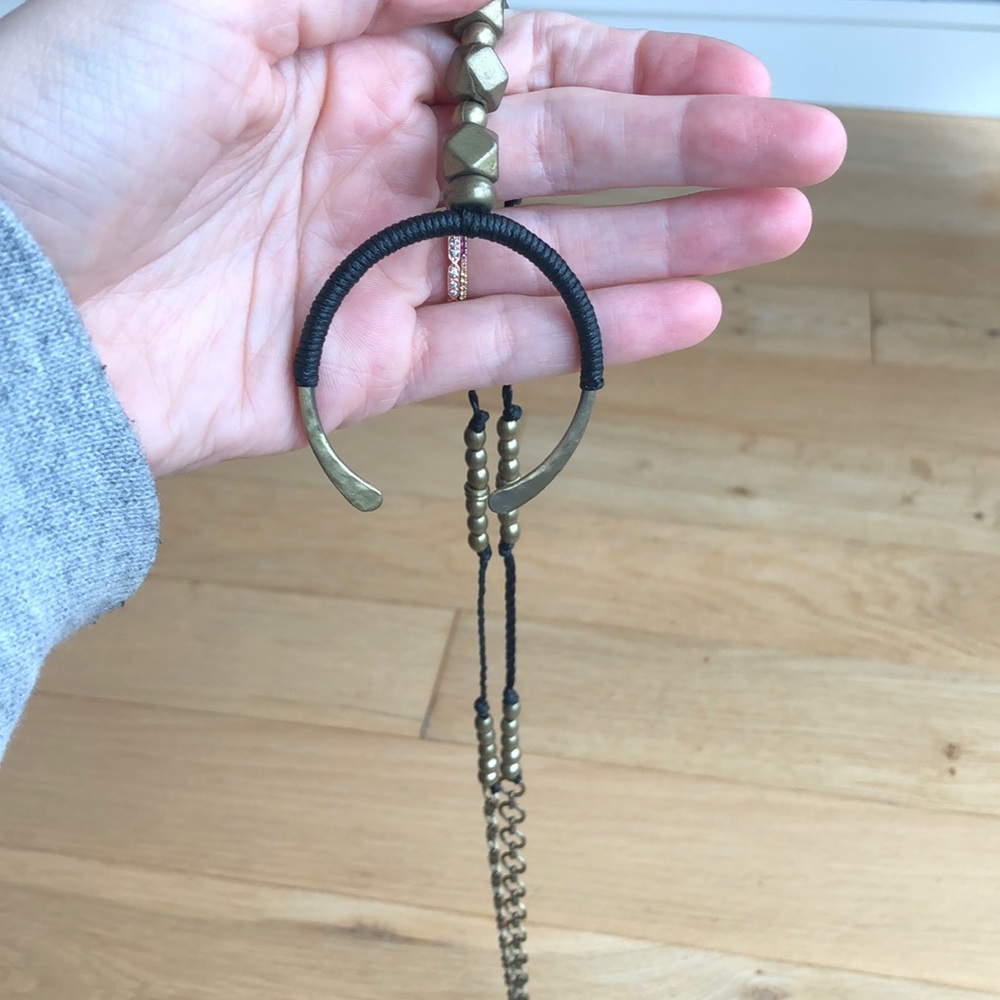 Free People Horseshoe Long Necklace